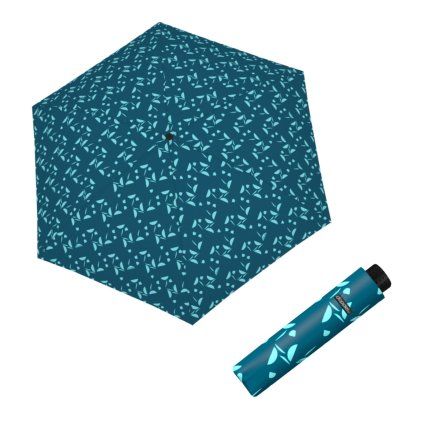 Fiber Havanna Joy Blue dámský skládací deštník  Doppler