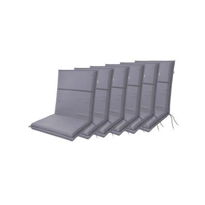 LIFE 5354 - set 6 ks polstrů na křeslo s nízkým opěradlem  Doppler