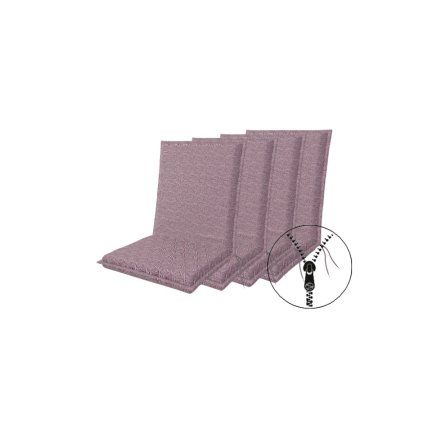 ART 4043 - set 4 ks polstrů na křeslo s nízkým opěradlem  Doppler