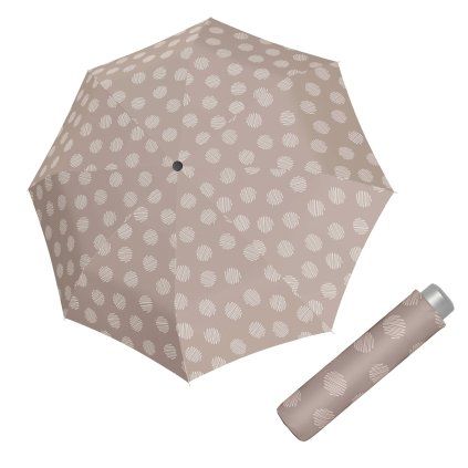 Mini Light Soul Taupe dámský skládací deštník  Doppler