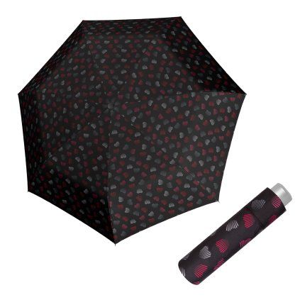 Mini Light Emotion Black dámský skládací deštník  Doppler