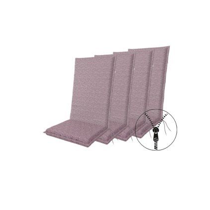 ART 4043 - set 4 ks polstrů na křeslo s vysokým opěradlem  Doppler