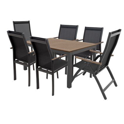 EXPERT WOOD Plus zahradní sedací souprava 4+2+1  Doppler