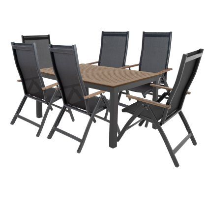 EXPERT WOOD Plus zahradní sedací souprava 6+1  Doppler