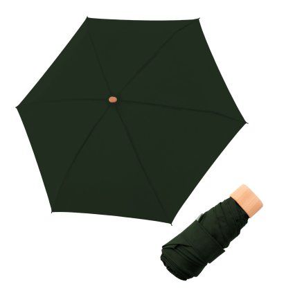 Nature Mini Cork Deep Olive dámský skládací deštník  Doppler