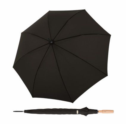 Nature Stick AC Simply Black skládací deštník  Doppler
