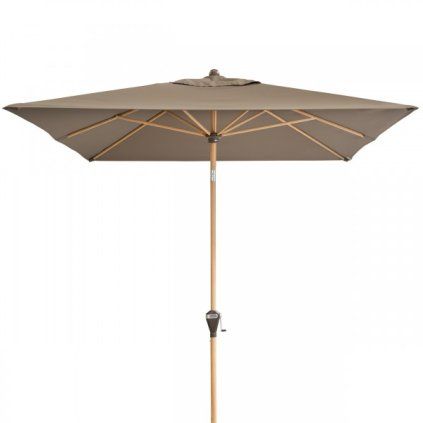 ALU WOOD zahradní slunečník 210 x 140 cm hnědá  Doppler