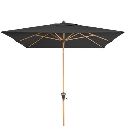 ALU WOOD zahradní slunečník 300 x 200 cm antracit  Doppler