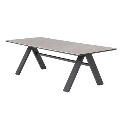 NOVA - zahradní hliníkový stůl 240 x 100 x 73,5 cm - Zboží s drobnou vadou (N588)