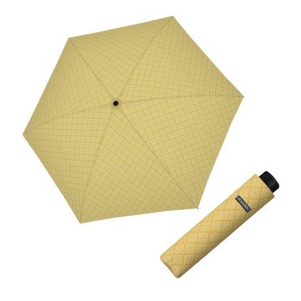 13841 fiber havanna calm yellow damsky skladaci destnik