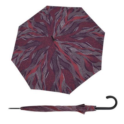 Fiber Flex AC Whisper Berry dámský holový vystřelovací deštník  Doppler