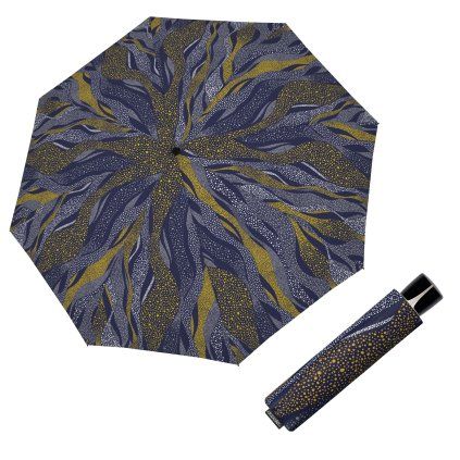 Mini Fiber Whisper blue dámský skládací deštník  Doppler