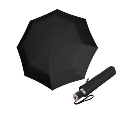 Chrome Matt Duomatic Black - elegantní plně automatický deštník  Knirps