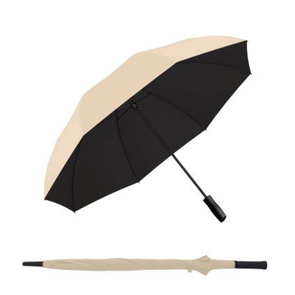 Zero XXL Ultra Sun Macadamia beige - partnerský holový deštník  Doppler