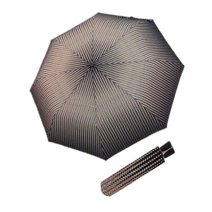 1565 fiber mini black white traces damsky skladaci destnik