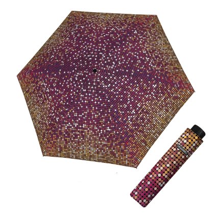 Fiber Havanna Twinkle berry - dámský skládací deštník