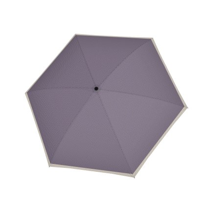 Fiber Havanna Chevron Lilac - dámský skládací deštník