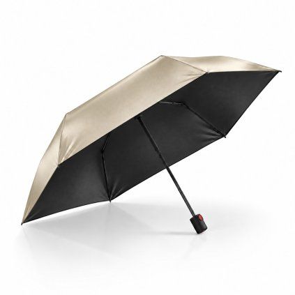16381 knirps u 200 metallic with black elegantni plne automaticky destnik
