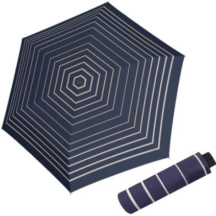 2048 fiber havanna timeless blue stripes damsky skladaci destnik