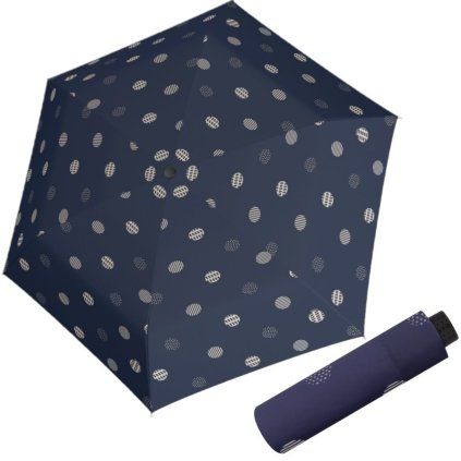 2054 fiber havanna timeless blue dots damsky skladaci destnik