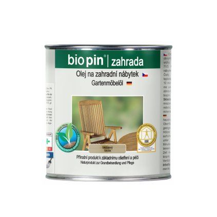 Olej na zahradní nábytek BioPin
