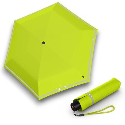 Rookie Lime Reflective dámský skládací deštník  Knirps