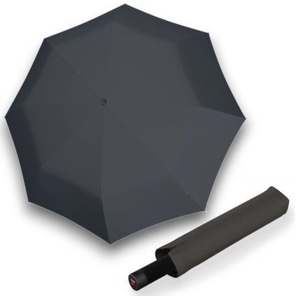 U.90 XXL Dark Grey dámský skládací deštník  Knirps
