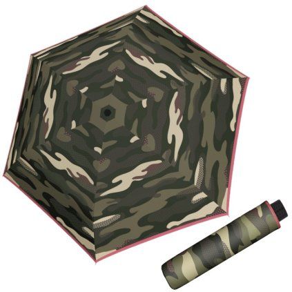 4769 fiber havanna camouflage damsky skladaci destnik