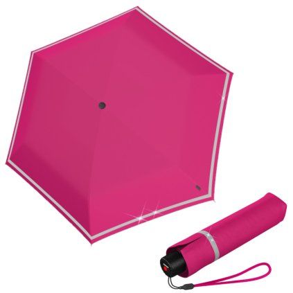 Rookie Flamingo Reflective dámský skládací deštník  Knirps
