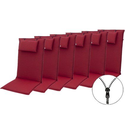 ELEGANT 2428 - set 6 ks polstrů na křeslo s vysokým opěradlem  Doppler