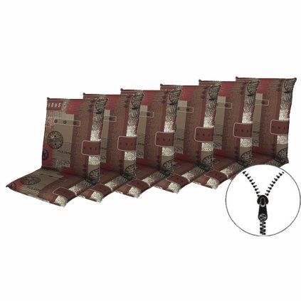 5699 living 2930 set 6 ks polstru na kreslo s nizkym operadlem