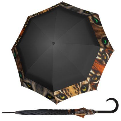Modern Art Wildlife dámský holový vystřelovací deštník  Doppler