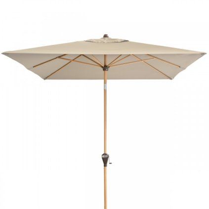 ALU WOOD zahradní slunečník 210 x 140 cm béžová  Doppler