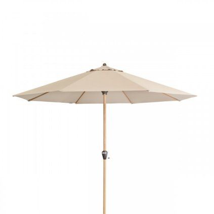 ALU WOOD zahradní slunečník 350 cm béžová  Doppler