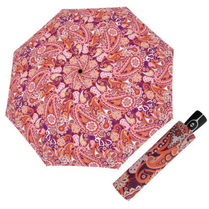 Fiber Magic Paisley Berry dámský automatický deštník  Doppler