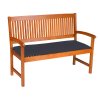 10964 2 life polstr na dvoumistnou lavici tmave modra