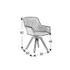 NOVA PARIS LIKA-TEX® zahradní sedací souprava 6+1 mocca  Doppler