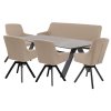 11366 nova paris lika tex zahradni sedaci souprava 4 1 1 mocca