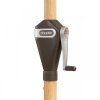 ALU WOOD zahradní slunečník 210 x 140 cm antracit  Doppler