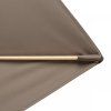 ALU WOOD zahradní slunečník 210 x 140 cm hnědá  Doppler