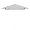 12371 19 basic push up zahradni slunecnik 210 x 210 cm svetle seda