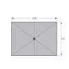 ALU WOOD zahradní slunečník 300 x 200 cm hnědá  Doppler