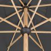 12392 3 alu wood zahradni slunecnik 350 cm antracit