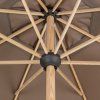 ALU WOOD zahradní slunečník 350 cm hnědá  Doppler