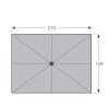 ACTIVE zahradní slunečník 210 x 140 cm zelená  Doppler