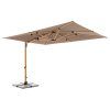 ALU WOOD XL 400 x 300 cm hnědá  Doppler