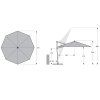 RAVENNA SMART 300 cm světle šedá  Derby