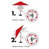 ACTIVE zahradní slunečník 280 cm zelená  Doppler