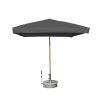 Gastro Magic Junior Alu Wood zahradní slunečník 200 x 200 cm antracit  Doppler
