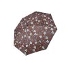 15547 1 hit mini flowers brown damsky skladaci destnik